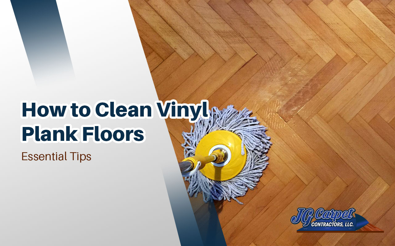 Cleaning luxury vinyl plank flooring