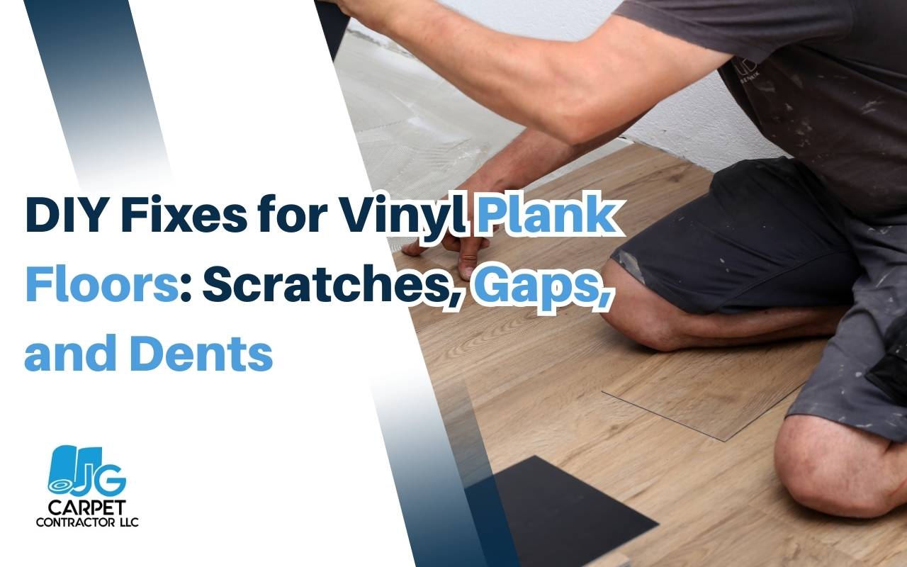Repair vinyl plank flooring scratches with DIY methods