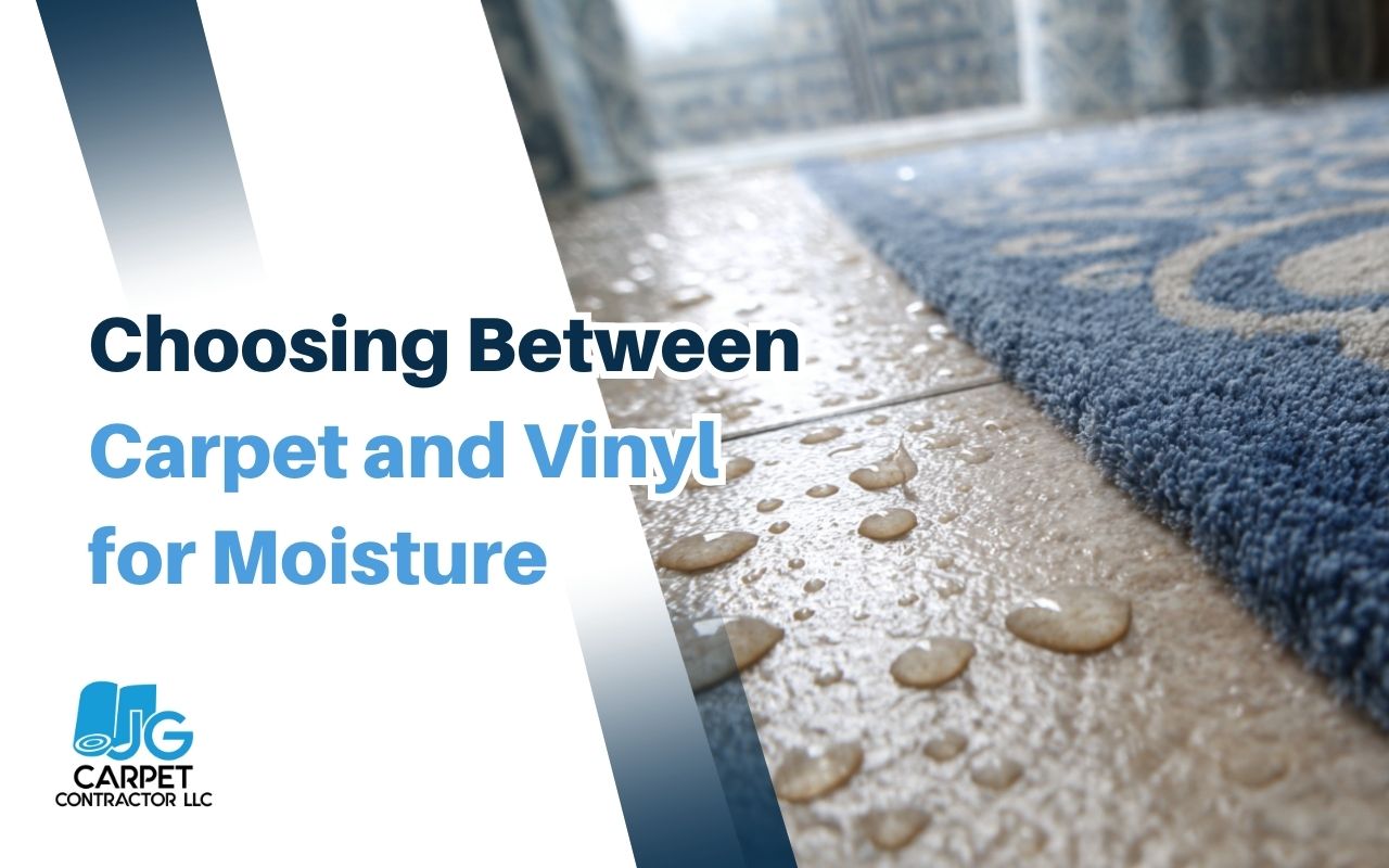 Waterproof LVP installed in a humid room as a safer Carpet vs vinyl for moisture option